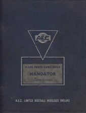 AEC MANDATOR Mk.V 5 ~ 4-Wheel Goods Chassis ~ 1963 SPARE PARTS CATALOGUE TG4 2G4