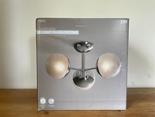 Next Cambourne 3 Light Flush Fitting Ceiling Light