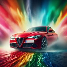 Alfa Romeo Guilia Birthday Card