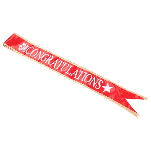 Birthday sash retirement - ,