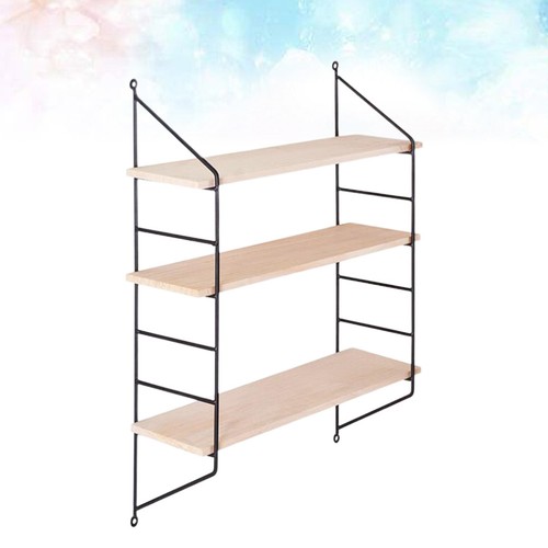Three layers wall shelf solid - layers,