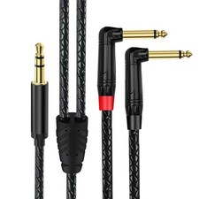 3.5mm TRS Stereo Male to 2x
