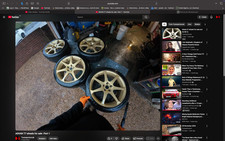 ADVAN MODEL 7 x4 GOLD WHeels