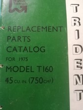  TRIUMPH T160 Trident 1975 REPLACEMENT PARTS CATALOG OEM. Vgc