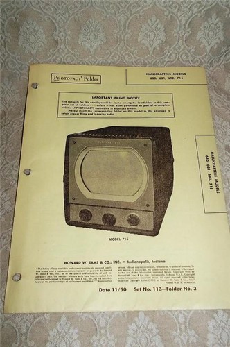 1950 hallicrafters - hallicrafters, tv