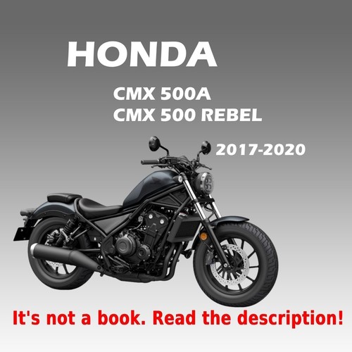 Workshop manual for honda cmx - workshop,
