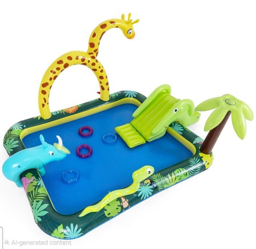 Costway jungle inflatable play - jungle,