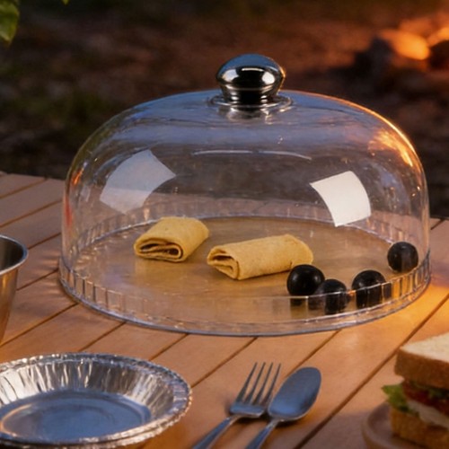 Clear cover plastic large - clear,