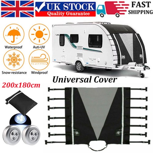 Caravan front towing cover - caravan,