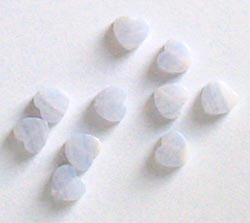 7mm delicate blue lace - , agate