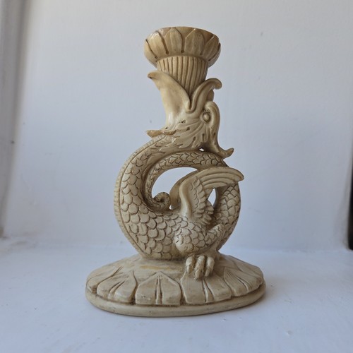 Gothic dragon candlestick - gothic,