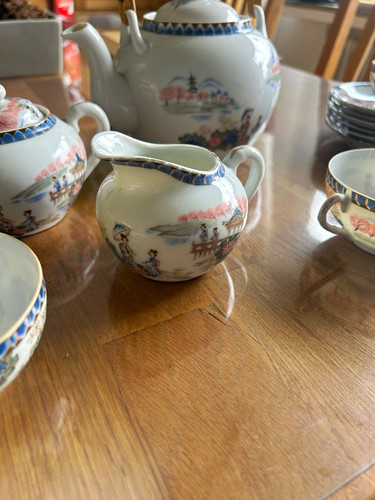 Porcelain tea service