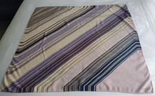 GUCCI Large Crepe Silk Scarf - Diagonal Stripes - Multicoloured - 87 x 87 cm