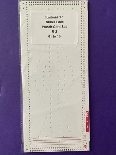 Knitmaster 24st punchcard - , set