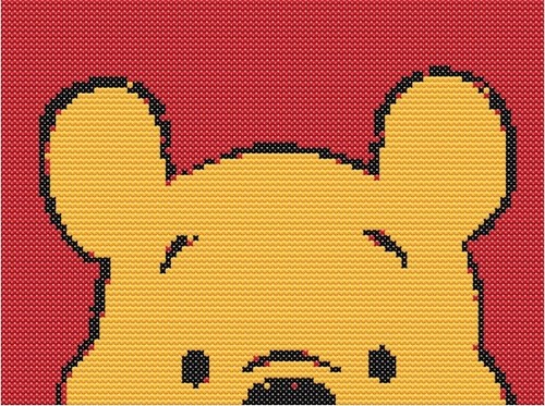 Peaking winnie the - the, pooh