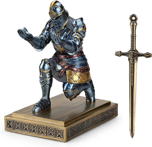 Royal knight desk - knight, ornament