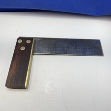 Tri Square Joiners Try Set Square Joinery Carpenters Rosewood Brass 9” vintage