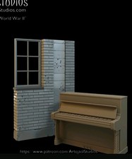 WW2 scenery pieces 1:16