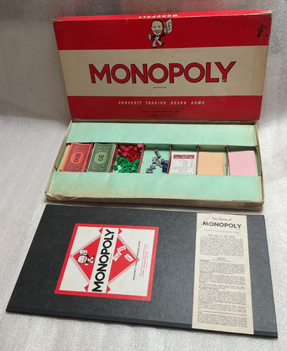 Waddingtons monopoly board - waddingtons,