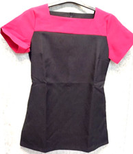 Sq Neck Beauty Work Hairdressing SPA Nail Salon Therapist Massage Tunic Uniform