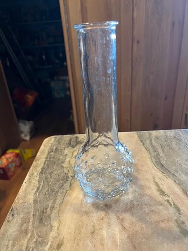 Vintage clear glass hobnail - vintage,