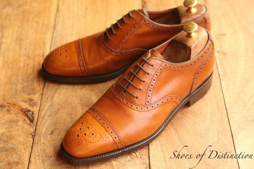 Barker tan leather derby - leather,