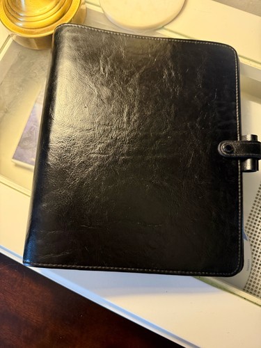 Filofax black vintage kent - black,