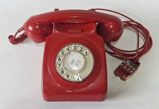 Vintage Red Rotary Dial