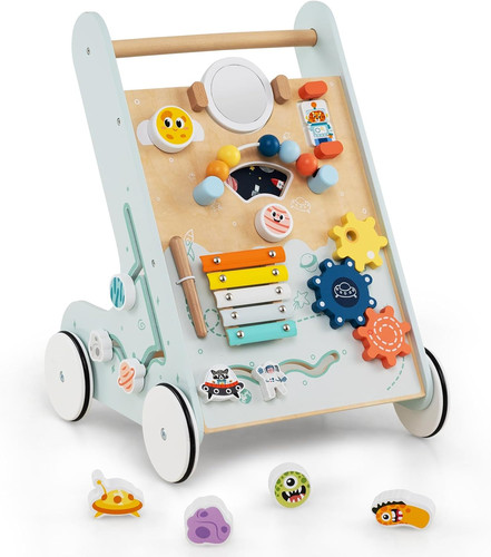 Wooden baby walker in - wooden, walker,
