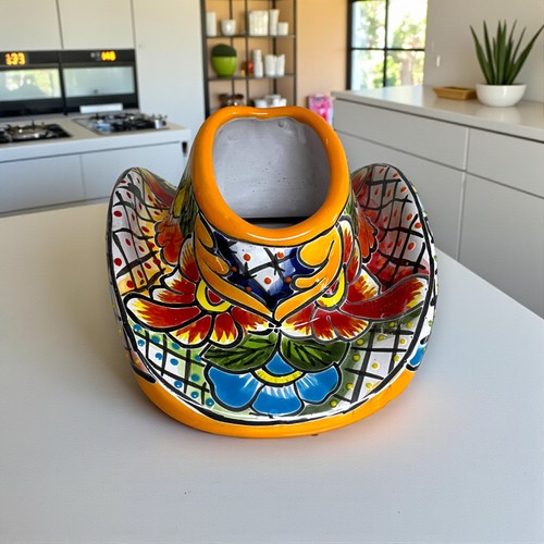 Mexican talavera sombrero - talavera,