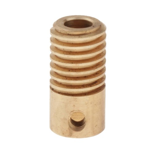Brass worm gear wheel - brass,
