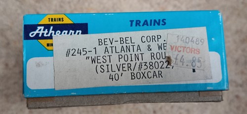 Athearn bev bel - bev-bel, #245-1
