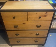 NEXT Chest of Drawers – Solid Wood & Metal Frame