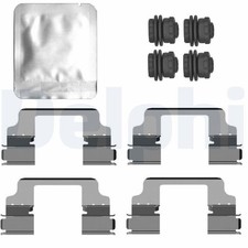 Disc Brake Pad Accessory Kit Delphi LX0801 Fits BMW 7 Series 8 Series X5 X6 X7