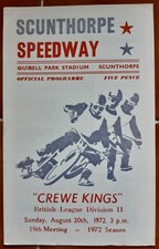 SCUNTHORPE v CREWE SPEEDWAY