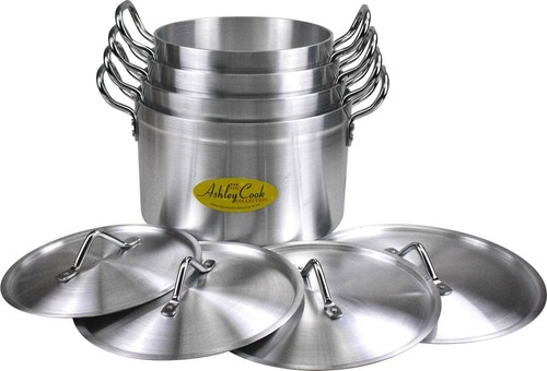 Large aluminium cookware set - aluminium,