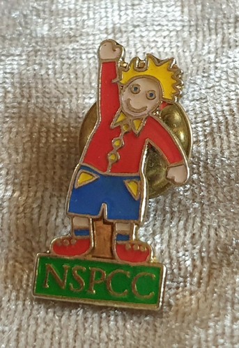 Nspcc blonde boy - doll, pin