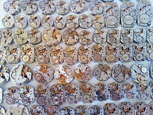 Watch vintage parts set 36 - watch,