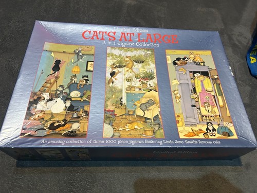 Jigsaw puzzle set cats - 3, in