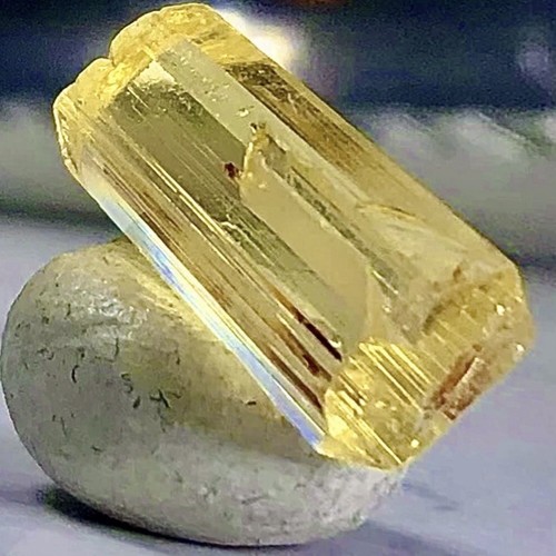 Rare gold heliodor - gold, crystal