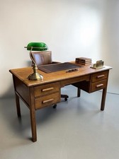 ANTIQUE ABBESS SOLID OAK DESK