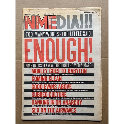 Various 1984 nme magazine feb - nme,