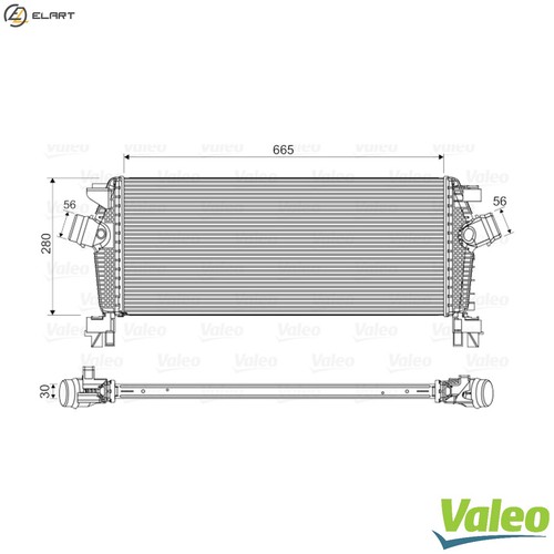 Charge air cooler 818566 - charge,