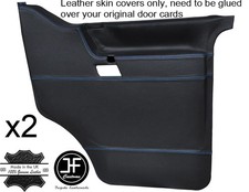 BLUE STITCH 2X FRONT DOOR CARD