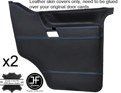 Blue stitch front door - stitch,