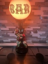 Vintage Novelty Bar Lamp Drunk