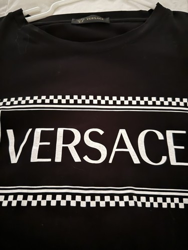 Versace authentic logo shirt - versace, t-shirt