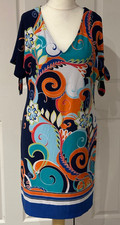 Ronni Nicole Cold Shoulder Dress - Multi - Size 12 - NWOT