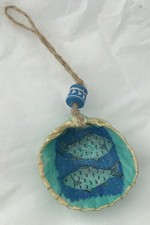 Hanging Shell Hand-Decorated
