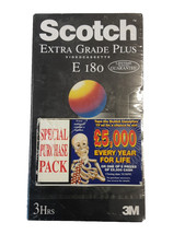 Scotch E-180 VHS Video Tapes